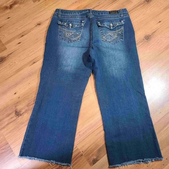 Plus Cropped Earl Jeans relaxed fit plus denim jeans - Picture 1 of 7